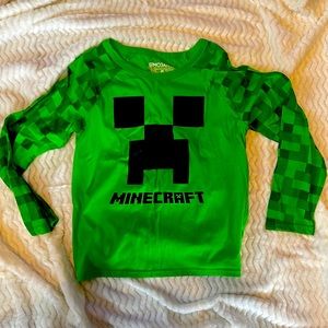 Boys Minecraft long-sleeve tee- Size small